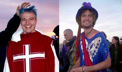 Revellers at the Solstice, Stonehenge